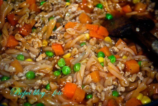 Copfocskás egytálétel