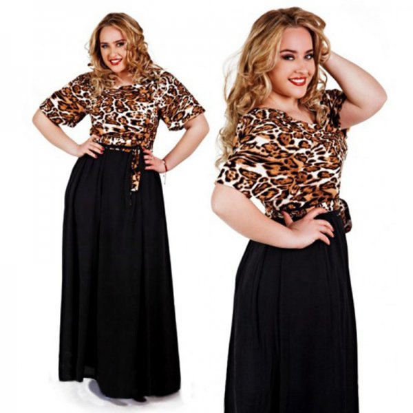Sexy-Large-Size-Women-Dresses-O-Neck-leopard-Dress-2016-Fashion-Elegant-Women-Clothes-floor-length
